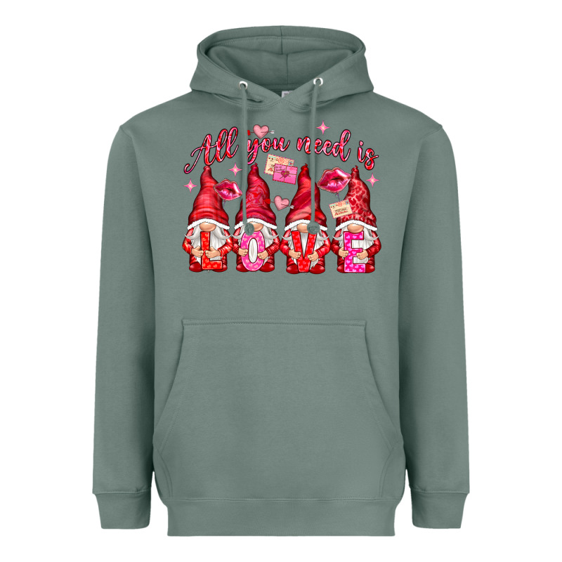 All You Need Is Love Heavyweight Hoodie by NancyCooperArtShop | Teevron