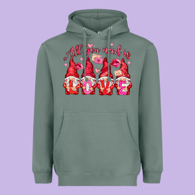All You Need Is Love Heavyweight Hoodie Designed By Nancycooperartshop