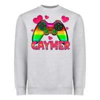 Heather Grey gaymer Heavyweight Sweatshirt - HRA Design Shop