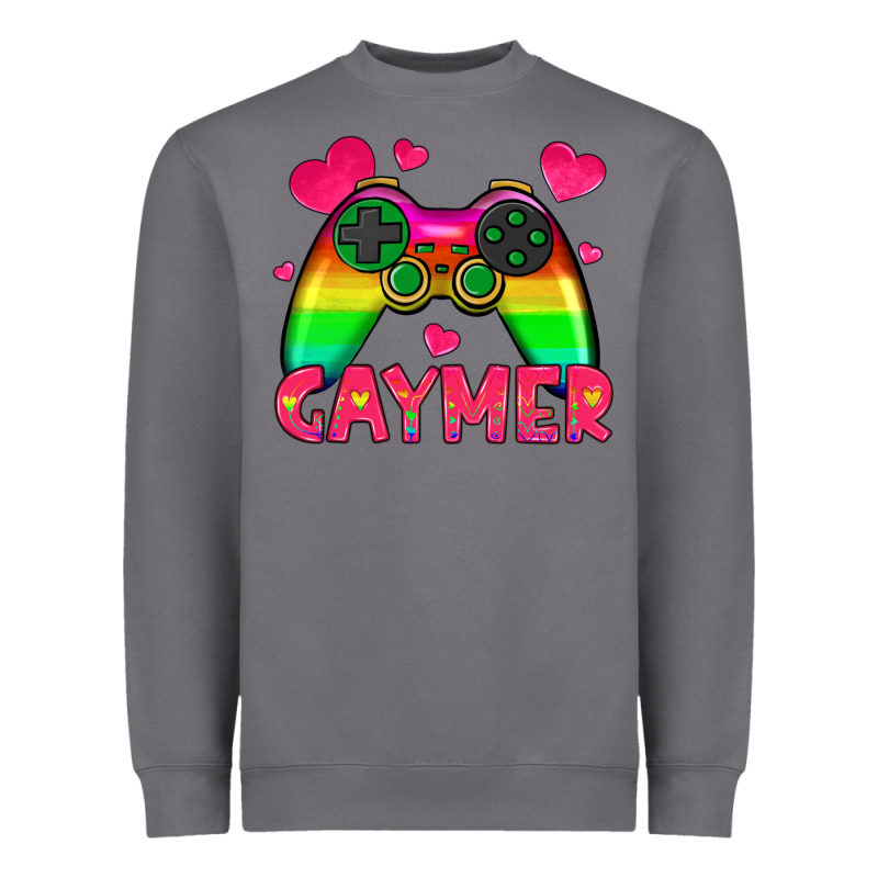 Gaymer Heavyweight Sweatshirt by HRA Design Shop | Teevron