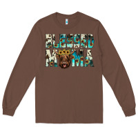 Chestnut blessed mama Long Sleeve Tee - JahusDesignShop