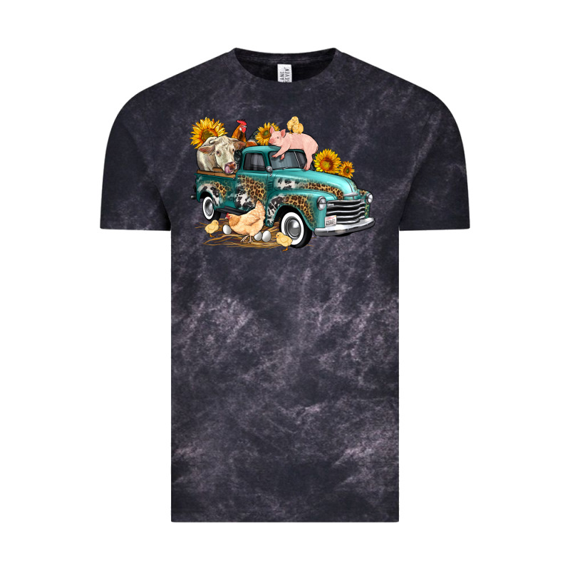 Western Farm Truck Coop Animals Farm Animals Vintage Tee by FaDigitalArtStudio | Teevron
