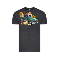 Vintage Black western farm truck coop animals farm animals Vintage Tee - FaDigitalArtStudio