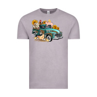 Vintage Zinc western farm truck coop animals farm animals Vintage Tee - FaDigitalArtStudio