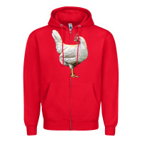 Red leghorn chicken Zipper Hoodie - LillyAllenDesigns