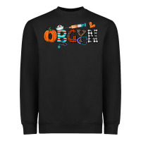 Black obgyn Heavyweight Sweatshirt - CowhideDigitalArt