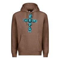 Chestnut western Gemstone cross Premium Hoodie - Artiststas