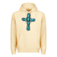 Pina Colada western Gemstone cross Premium Hoodie - Artiststas