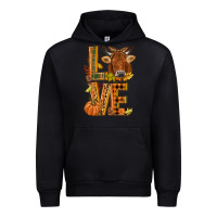 Black Love fall cow Urban Hoodie - NancyCooperArtShop