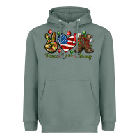 Sage peace love army christmas Heavyweight Hoodie - NancyCooperArtShop