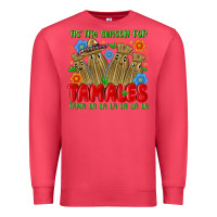 Cardinal tis the season for tamales tama la la la la la la Premium Sweatshirt - MaliasSmallBusiness