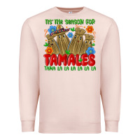 Pale Pink tis the season for tamales tama la la la la la la Premium Sweatshirt - MaliasSmallBusiness
