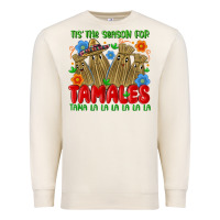 Sandshell tis the season for tamales tama la la la la la la Premium Sweatshirt - MaliasSmallBusiness