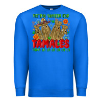 True Royal tis the season for tamales tama la la la la la la Premium Sweatshirt - MaliasSmallBusiness