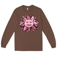 Chestnut sunflower leopard Long Sleeve Tee - JahusDesignShop
