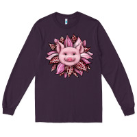 Plum sunflower leopard Long Sleeve Tee - JahusDesignShop
