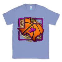 Colony Blue leopard basketball texas map Classic Tee - Jasminsmagicworld