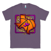 Lavender leopard basketball texas map Classic Tee - Jasminsmagicworld