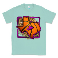 Seafoam leopard basketball texas map Classic Tee - Jasminsmagicworld
