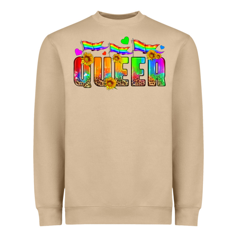 Queer Heavyweight Sweatshirt by HRA Design Shop | Teevron