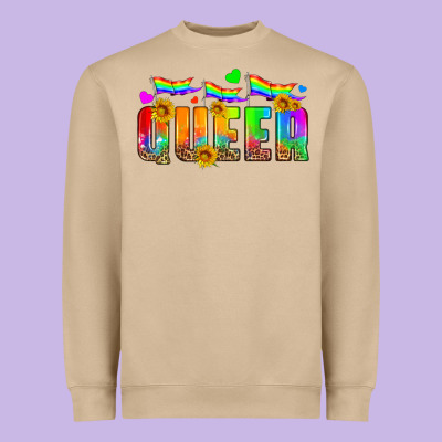 Queer Heavyweight Sweatshirt Designed By Hra Design Shop