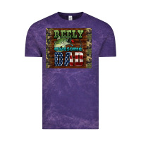 Cloud Purple reely awesome dad Vintage Tee - HRA Design Shop