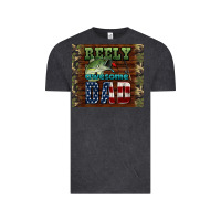 Vintage Black reely awesome dad Vintage Tee - HRA Design Shop