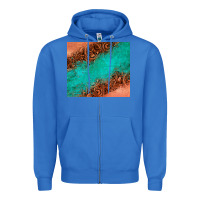 True Royal leather turquoise glitter tumbler Zipper Hoodie - Jasminsmagicworld
