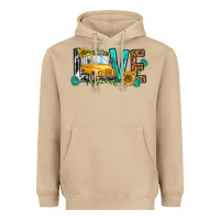Mushroom school bus love Heavyweight Hoodie - NancyCooperArtShop