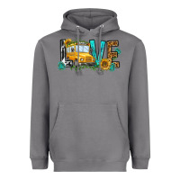 Storm school bus love Heavyweight Hoodie - NancyCooperArtShop