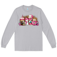 Moon Dust pink Christmas winter snowman coffee Long Sleeve Tee - Jasminsmagicworld
