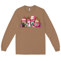 Toasted Coconut pink Christmas winter snowman coffee Long Sleeve Tee - Jasminsmagicworld