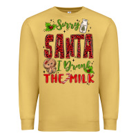 Antique Gold sorry santa ı drank the milk Premium Sweatshirt - MaliasSmallBusiness