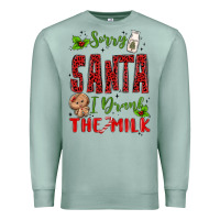 Seafoam sorry santa ı drank the milk Premium Sweatshirt - MaliasSmallBusiness