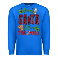 True Royal sorry santa ı drank the milk Premium Sweatshirt - MaliasSmallBusiness