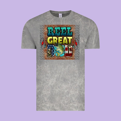 Reel Great Dad Vintage Tee Designed By Hra Design Shop