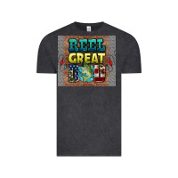 Vintage Black reel great dad Vintage Tee - HRA Design Shop