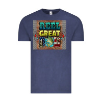 Vintage Denim reel great dad Vintage Tee - HRA Design Shop