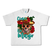 Lunar Rock cinco de mayo skull Urban Heavy Tee - HRA Design Shop