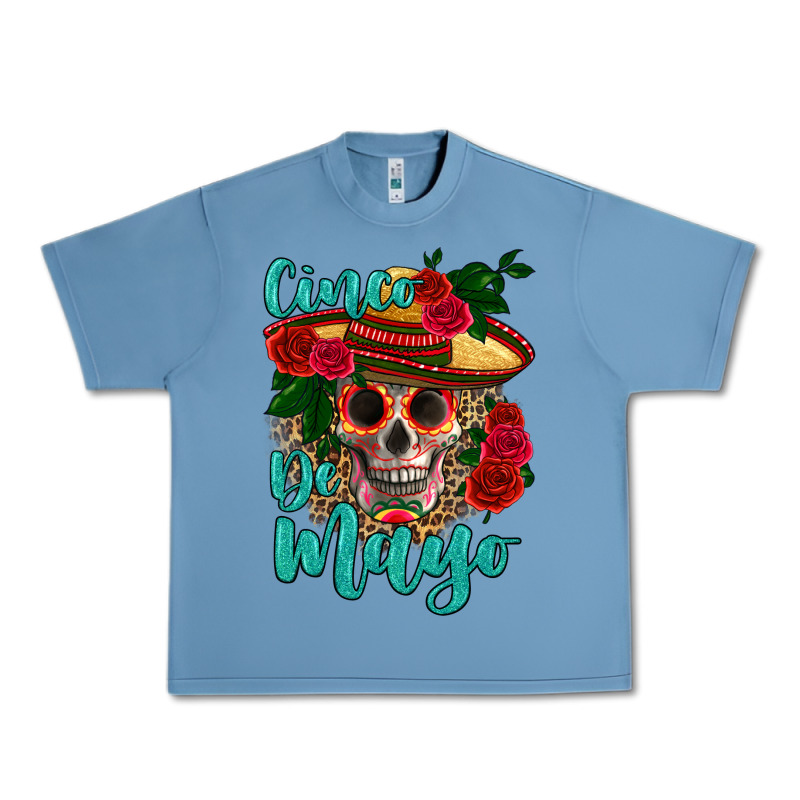 Cinco De Mayo Skull Urban Heavy Tee by HRA Design Shop | Teevron