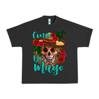 Pigment Black cinco de mayo skull Urban Heavy Tee - HRA Design Shop