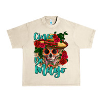 Sandshell cinco de mayo skull Urban Heavy Tee - HRA Design Shop