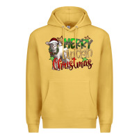Antique Gold merry cluckin christmas Premium Hoodie - SublimationCraftShop
