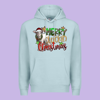 Merry Cluckin Christmas Premium Hoodie Designed By Sublimationcraftshop