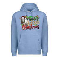 Colony Blue merry cluckin christmas Premium Hoodie - SublimationCraftShop