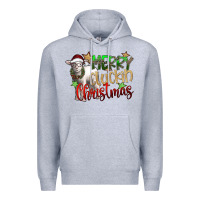 Heather Grey merry cluckin christmas Premium Hoodie - SublimationCraftShop