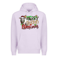 Lilac merry cluckin christmas Premium Hoodie - SublimationCraftShop