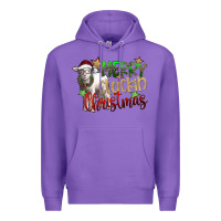 Purple merry cluckin christmas Premium Hoodie - SublimationCraftShop