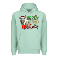 Seafoam merry cluckin christmas Premium Hoodie - SublimationCraftShop