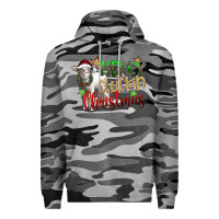 Slate Camo merry cluckin christmas Premium Hoodie - SublimationCraftShop